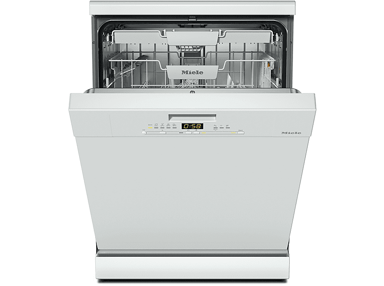 LAVASTOVIGLIE Libera installazione (FS) MIELE G 5611 SC BRWS, Programmi 5, Dimensioni: L 59,8 cm, A 84,5 P 60 Rumorosità 45 dB(A), Consumo di acqua 8,2 l, Bianco, Classe
