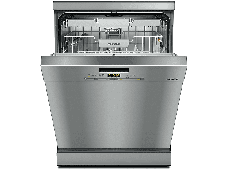 LAVASTOVIGLIE Libera installazione (FS) MIELE G 5611 SC CLST, Programmi 5, Dimensioni: L 59,8 cm, A 84,5 P 60 Rumorosità 45 dB(A), Consumo di acqua 8,2 l, Acciao inox, Classe