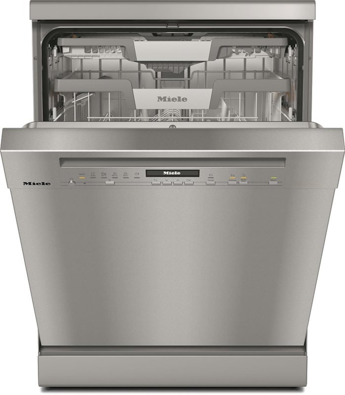 LAVASTOVIGLIE Libera installazione (FS) MIELE G 7040 SC CLST AUTODOS, Programmi 11, Dimensioni: L 59,8 cm, A 84,5 P 60 Rumorosità 43 dB(A), Consumo di acqua 6 l, Acciaio inox antimpronta, Classe