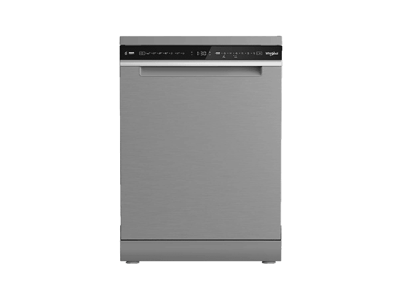LAVASTOVIGLIE Libera installazione (FS) WHIRLPOOL W8F HS61X, Programmi 8, Dimensioni: L 60 cm, A 85 P 59 Rumorosità 41 dB(A), Consumo di acqua 9,9 l, Inox, Classe