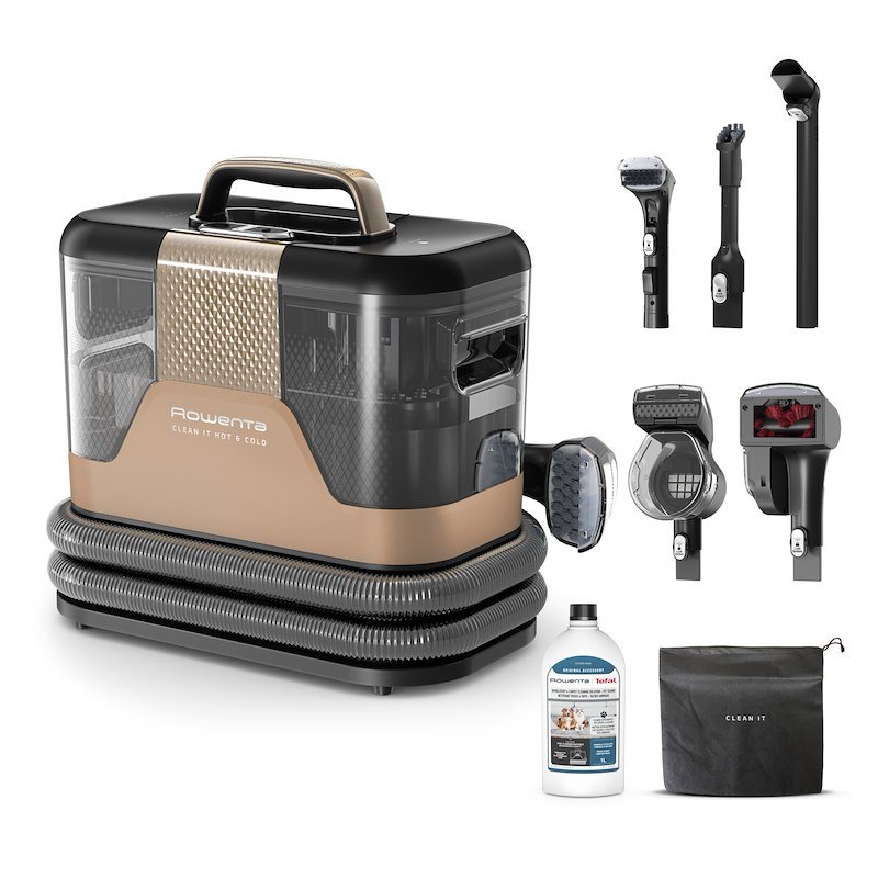 LAVATAPPETI ROWENTA Clean It Hot & Cold IN7021, Potenza 1150 W, COPPERTINTO