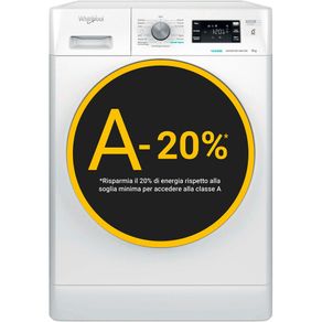 Lavatrice a libera installazione Whirlpool 9 kg - FFB R849 BSV IT - FreshCare 859991679390