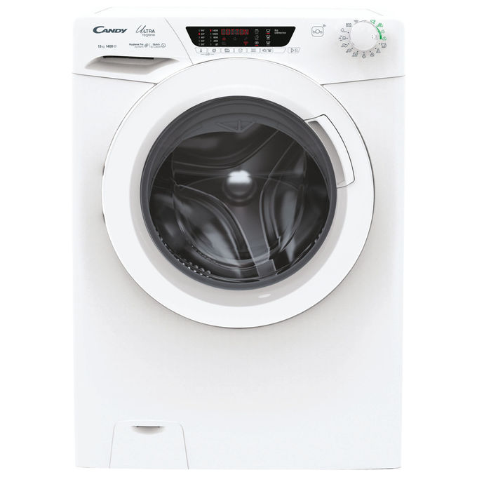 Lavatrice Carica Frontale 13 Kg, Classe A, 1400 Giri, Bianco, Inverter, Vapore, Wi-fi, Ciclo Igiene, Hes14134twm/1-s