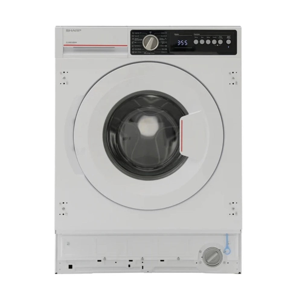 Lavatrice integrata Sharp ES-NIB814BWNA-IT 8 kg 1400 RPM classe A con tecnologia a vapore