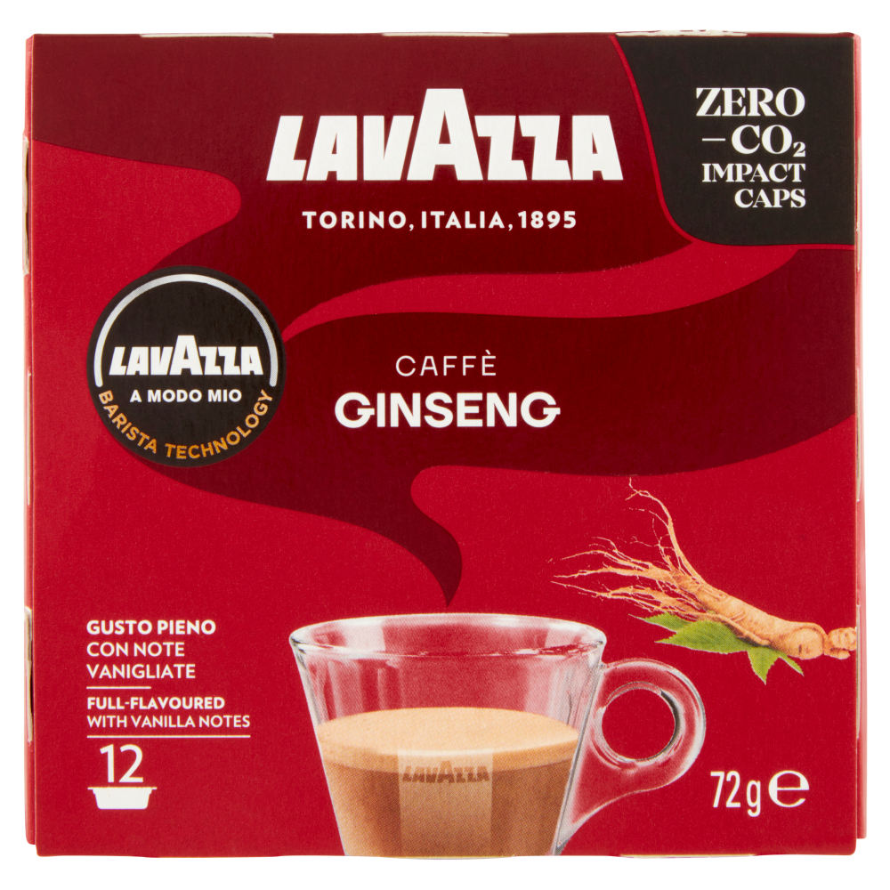 LAVAZZA Caffè in capsule CAFFÈ GINSENG 12CAPS, Lavazza A modo mio
