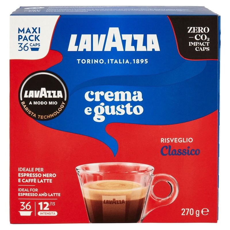 LAVAZZA Caffè in capsule CREMA & GUSTO 36CAPS, Lavazza A modo mio, 0,27 kg