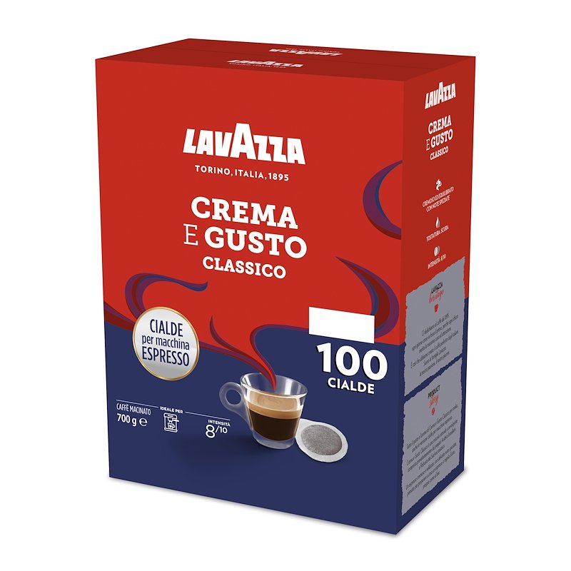 LAVAZZA Caffè in cialde E.S.E CREMA E GUSTO 100 CIALDE, 0,7 kg