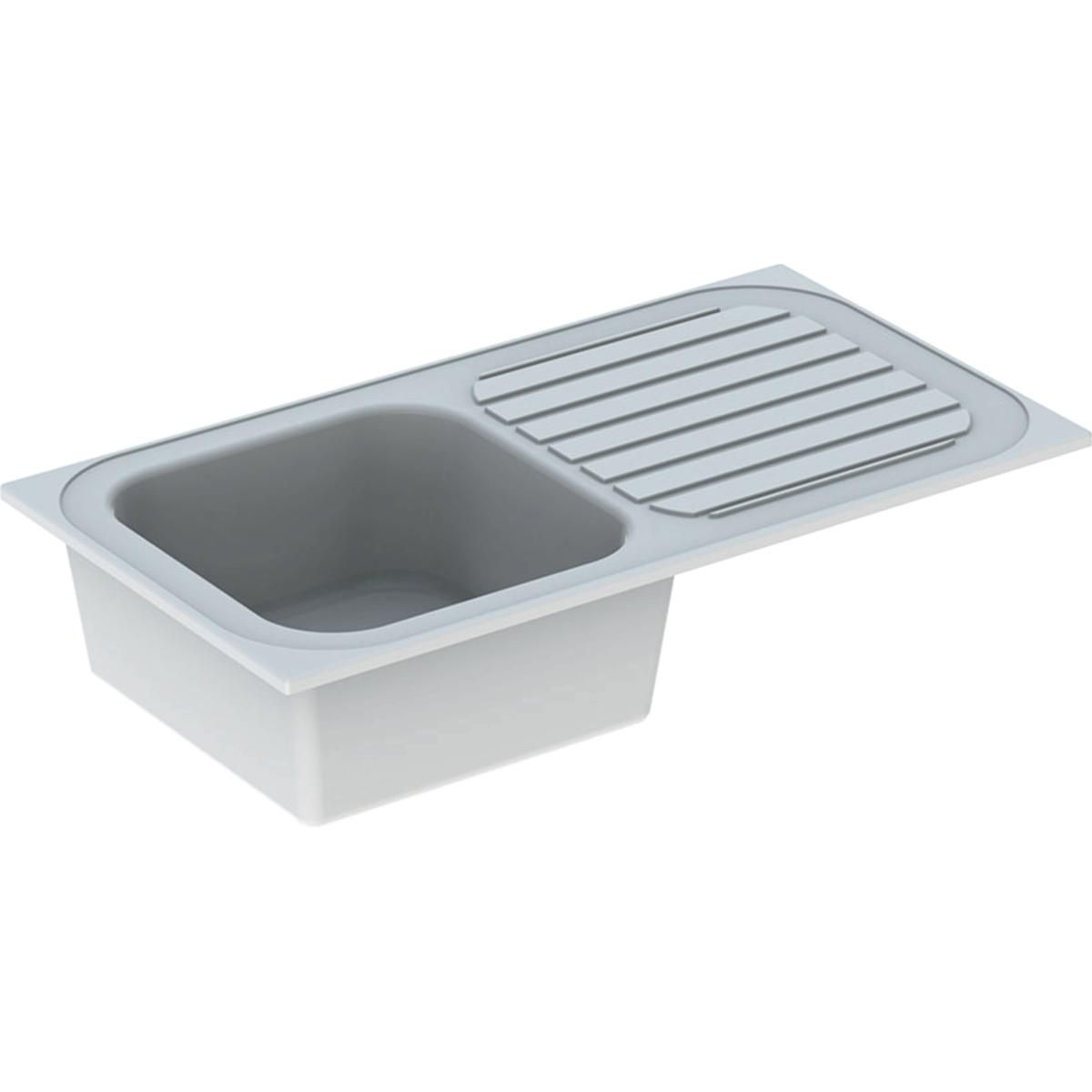 Lavello Da Incasso Vallauris 92x50, 1 Vasca 1 Scarico