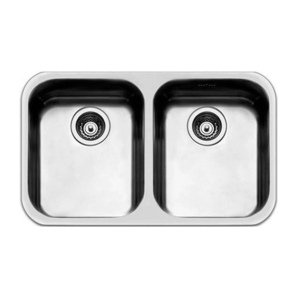 Lavello sottotop 2 vasche 76x45 Smeg UM3434 inox Lavello sottotop 2 vasche 76x45 Smeg UM3434 inox