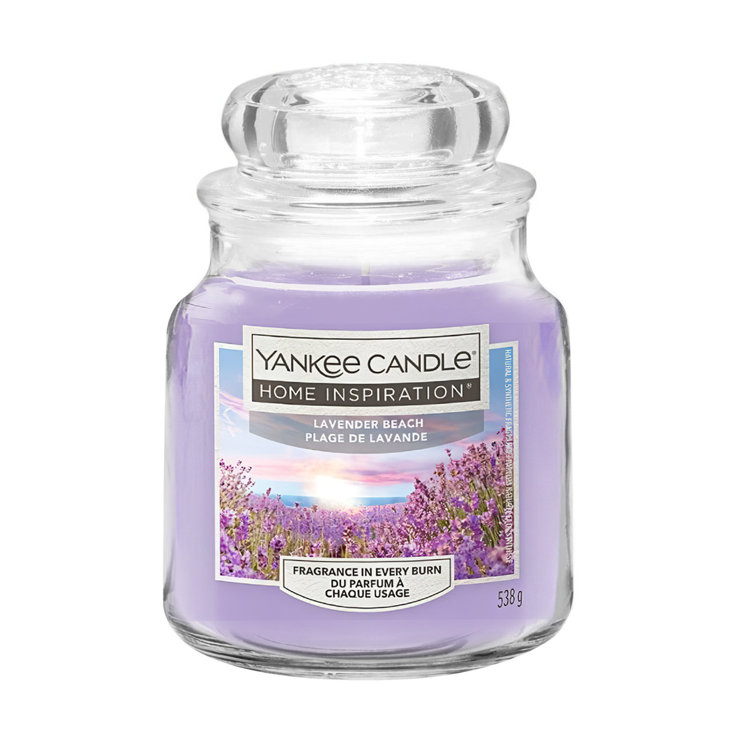 Lavender Beach, candela in giara media Yankee Candle