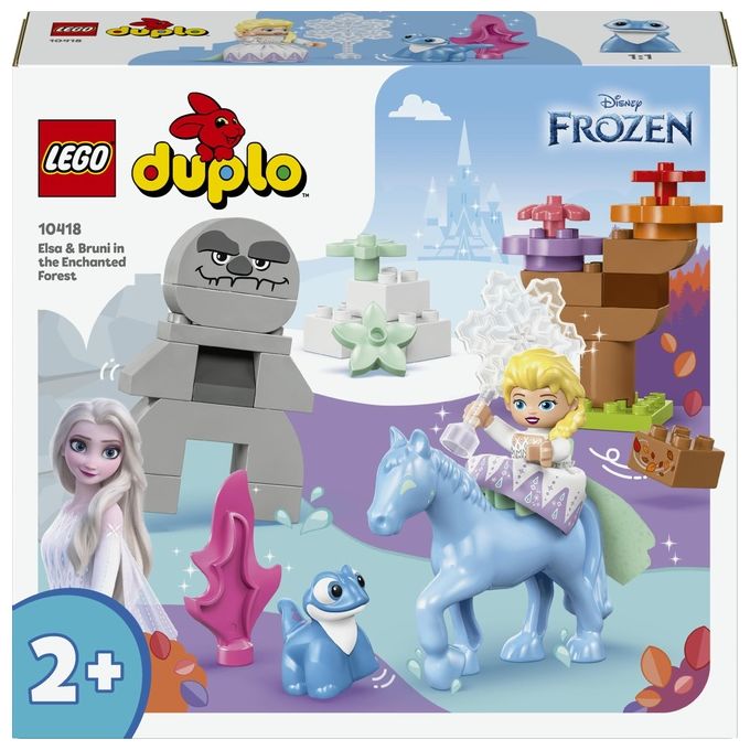 LEGO 10418 DUPLO Disney Set di Costruzioni Elsa e Bruni nella Foresta Incantata con 31 Pezzi Personaggi Frozen 2 colore Multicolore LEGO 10418 DUPLO Disney Set di Costruzioni Elsa e Bruni nella Foresta Incantata con 31 Pezzi Personaggi Frozen 2 colore Multicolore