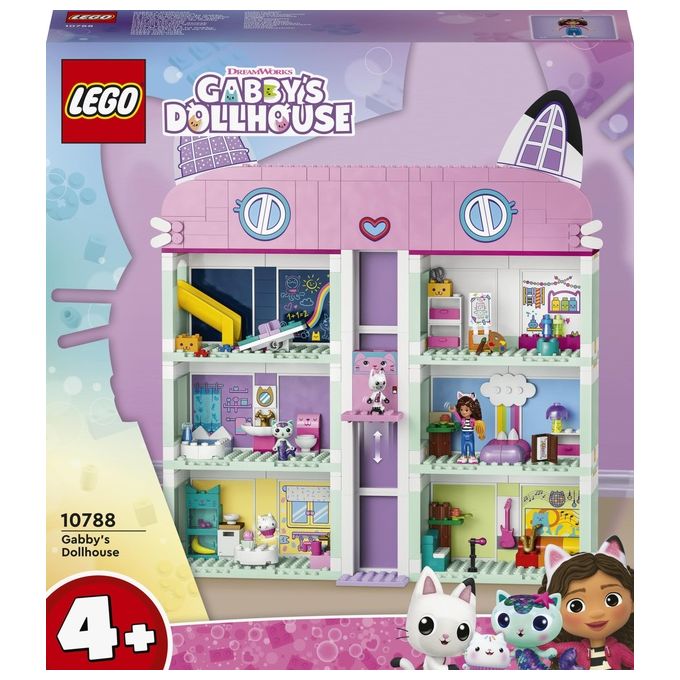 LEGO 10788 La Casa delle Bambole di Gabby Set da Costruzione con 498 Pezzi colore Multicolore