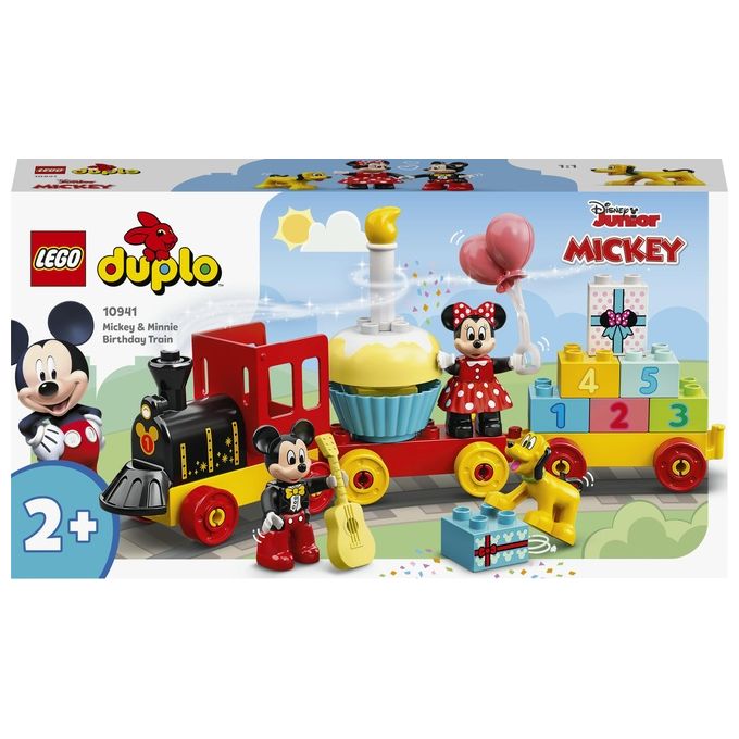 LEGO 10941 DUPLO Disney Set da Costruzione con Personaggi Topolino Minnie e Pluto 22 Pezzi colore Multicolore