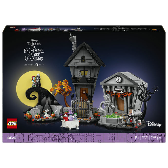 Lego 21351 Nightmare Before Christmas Ideas Set di costruzione Multicolore Lego 21351 Nightmare Before Christmas Ideas Set di costruzione Multicolore