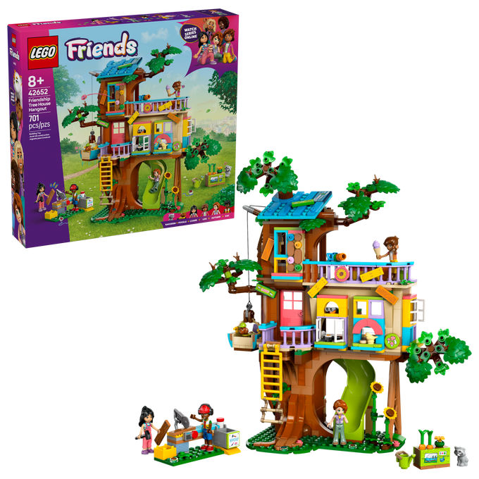 Lego 42652 Friends Casa sull'Albero dell'Amicizia Set da Costruzione 701 Pezzi 4 Minidoll 2 Animali 8+ Lego 42652 Friends Casa sull'Albero dell'Amicizia Set da Costruzione 701 Pezzi 4 Minidoll 2 Animali 8+