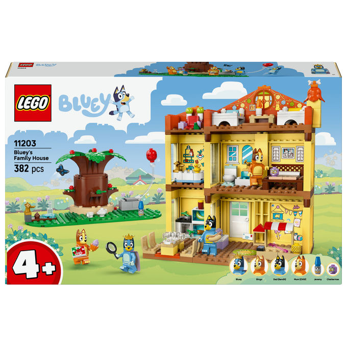 LEGO 4plus Berry 2025 (11203). Casa della Famiglia di Bluey