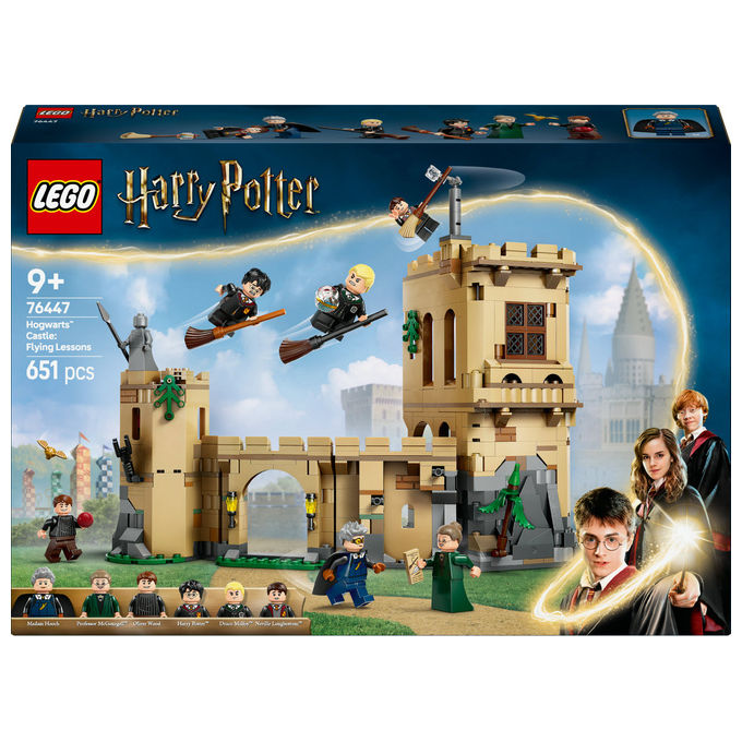 Lego 76447 Harry Potter Castello di Hogwarts Lezioni di Volo Set Costruzioni 651 Pezzi
