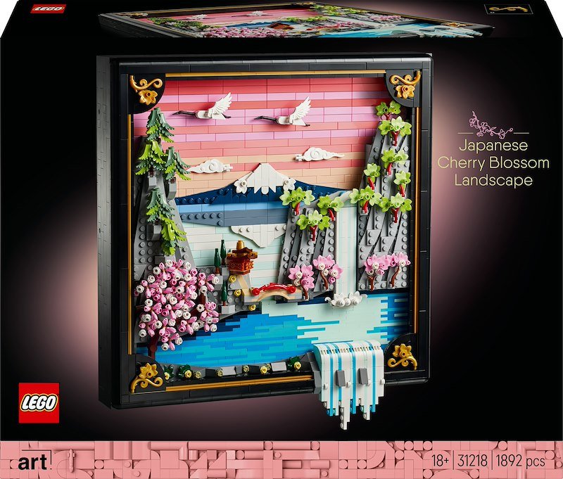Lego - Art Paesaggio Giapponese Ciliegi Fioriti - 31218, Multicolore