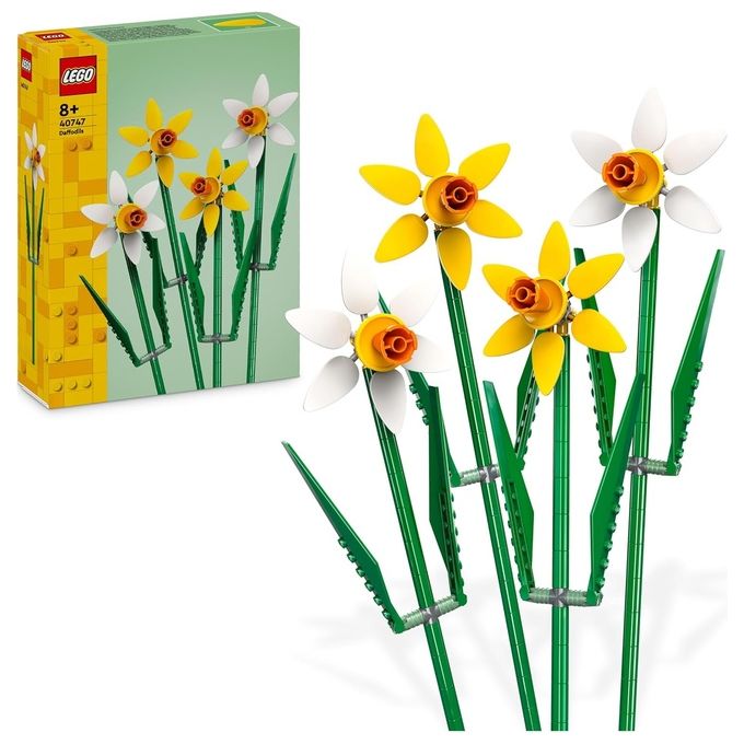 Lego - Botanicals Narcisi 40747, Multicolore