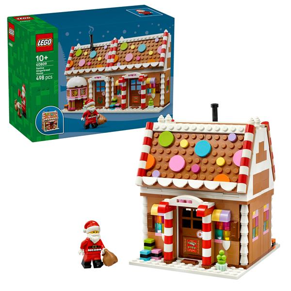 Lego - Casa Di Pan Di Zenzero Festiva - 40809, Multicolore