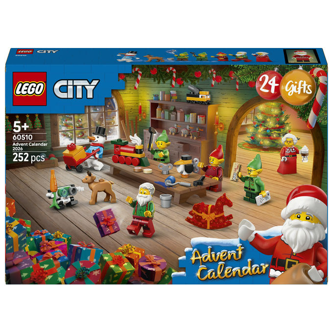 Lego - City Calendario Dell’avvento 2026 - 60510, Multicolore