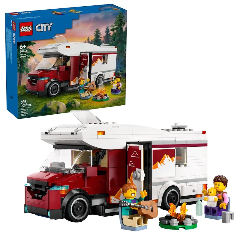 Lego - City Camper Van Delle Vacanze D’avventura 60454, Multicolore