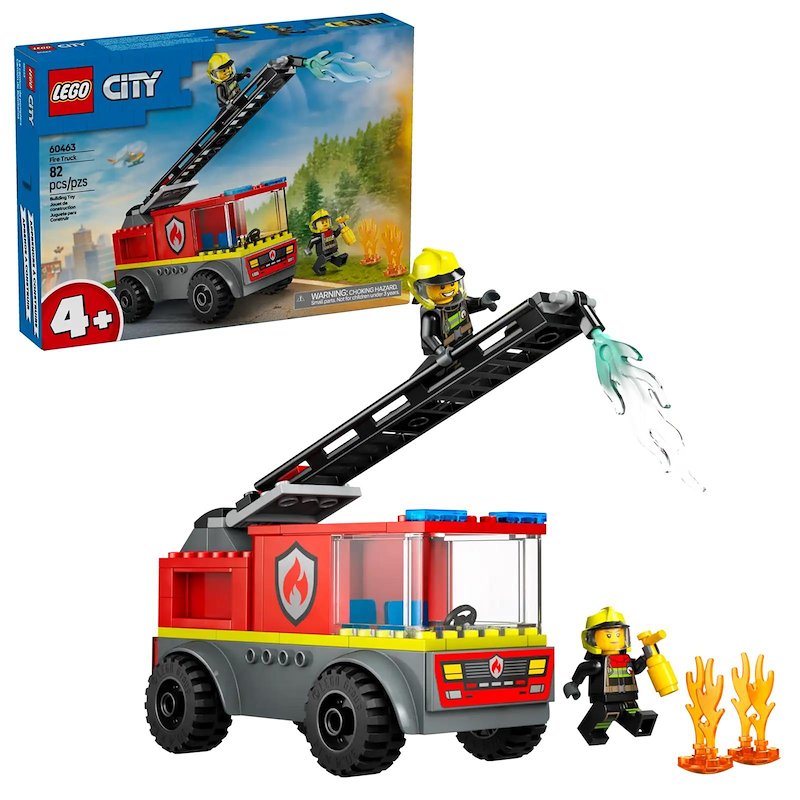 Lego - City Fire Autopompa Con Scala 60463, Multicolore