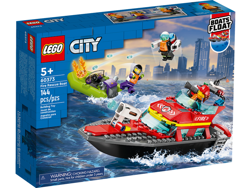 Lego - City Fire Barca Di Soccorso Antincendio 60373