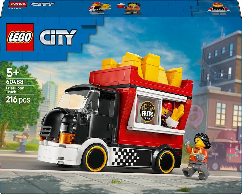 Lego - City Food Truck Delle Patatine - 60488, Multicolore