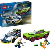 Lego - City Police Inseguimento Macchina Da Corsa 60415, Multicolore