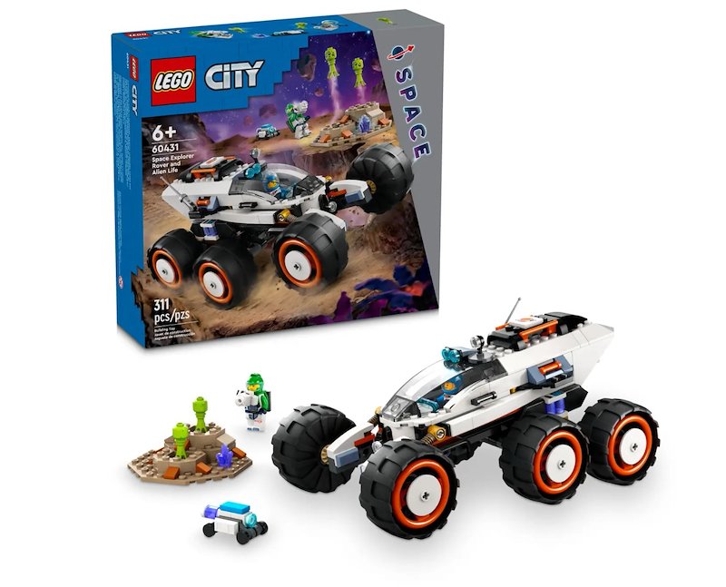 Lego® City Rover esploratore spaziale e vita aliena 60431