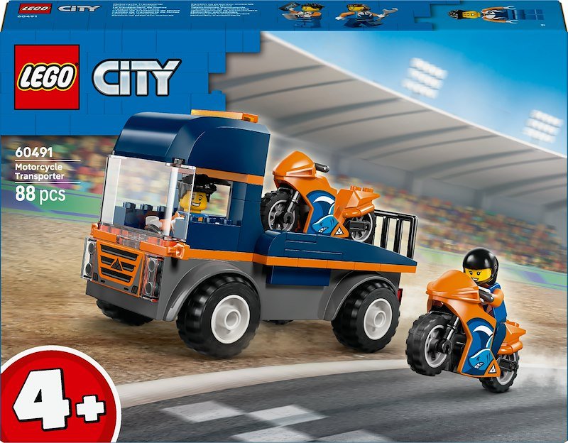 Lego - City Trasportatore Di Moto - 60491