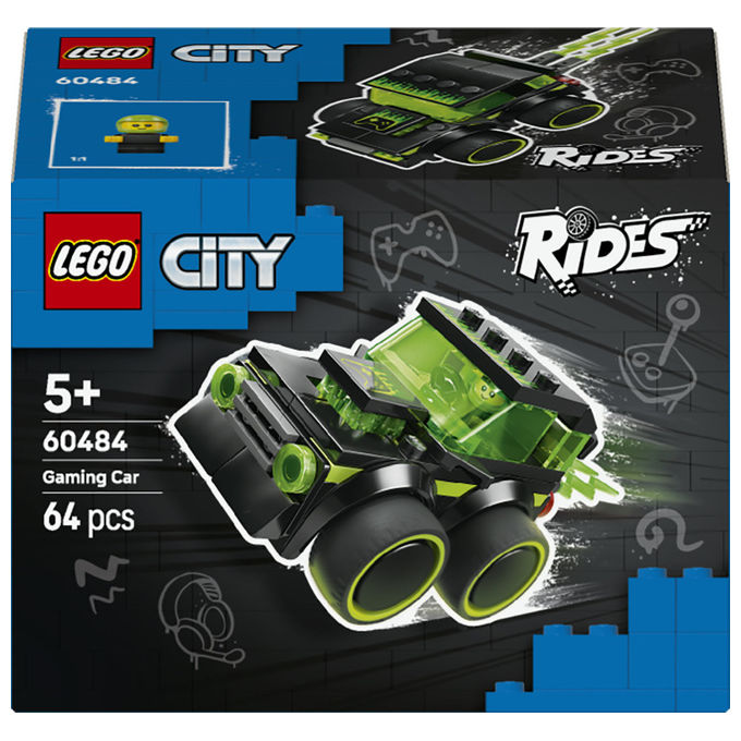 Lego - City Veicoli – Auto Da Corsa Da Gioco - 60484, Multicolore
