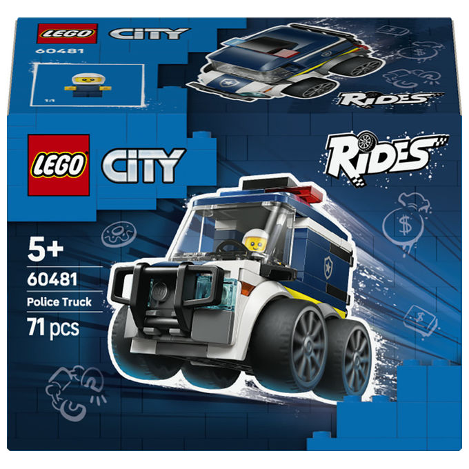 Lego - City Veicoli – Suv Della Polizia - 60481, Multicolore
