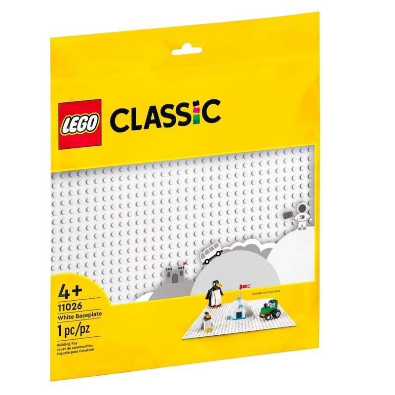 Lego - Classic Base Bianca 11026