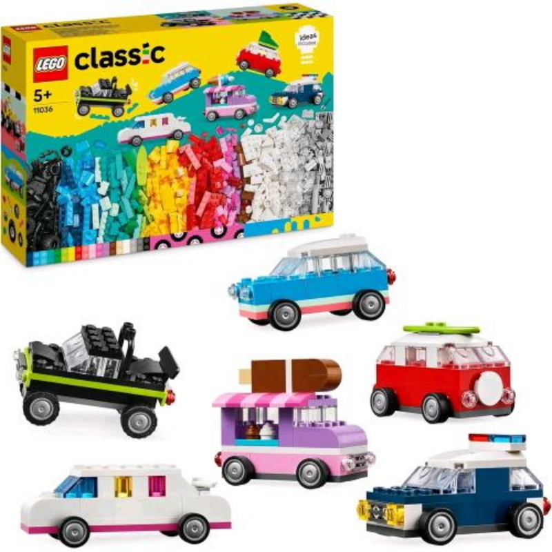 Lego classic veicoli creativi modellini da costruire con ruote