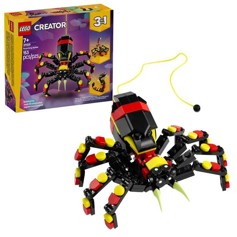 Lego - Creator Animali Selvatici Ragno Trasformista 31159, Multicolore