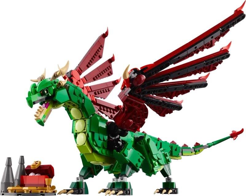 Lego - Creator Drago Medievale 31161, Multicolore
