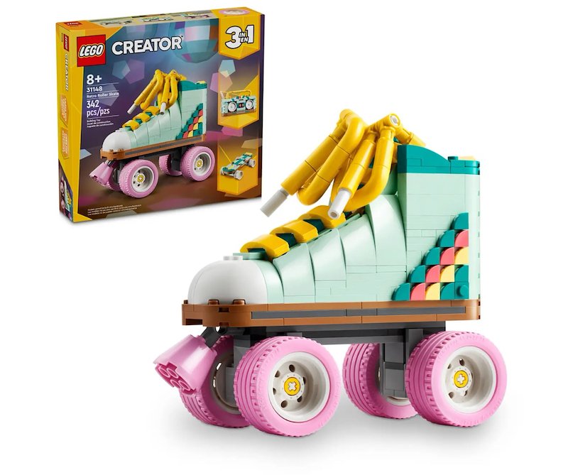 Lego - Creator Pattino A Rotelle Retrò 31148, Multicolore