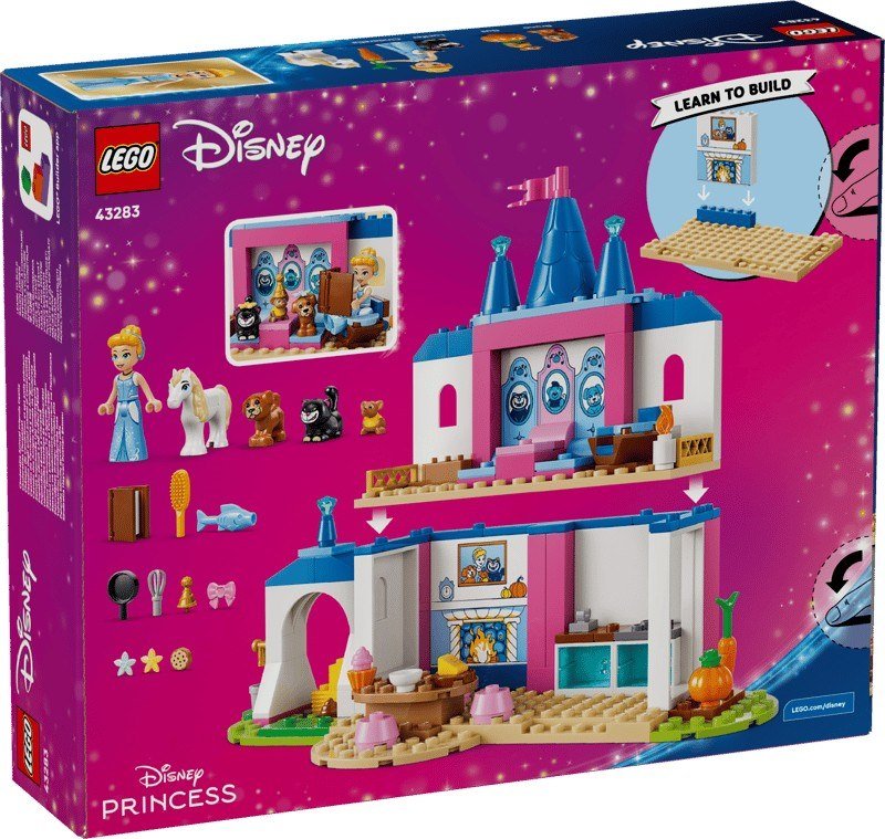 Lego - Disney Castello Degli Animali Di Cenerentola-43283, Multicolore