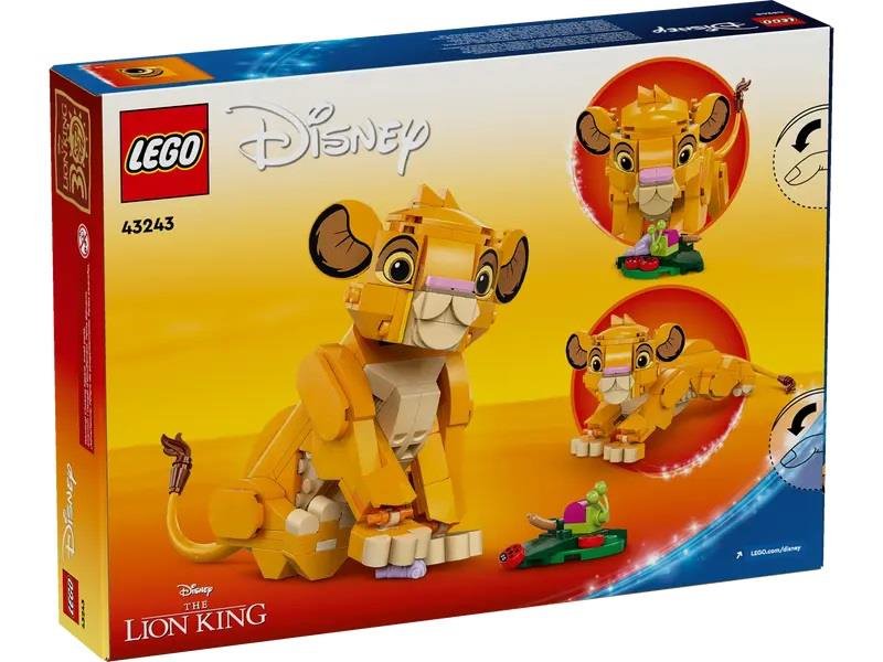 Lego - Disney Classic Simba, Cucciolo Del Re Leone 43243, Multicolore