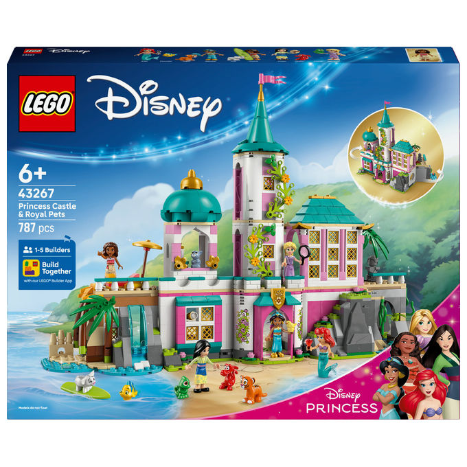 LEGO Disney Princess (43267). Castello della Principessa e animali reali