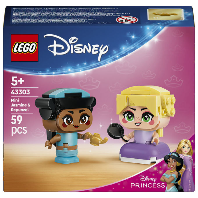 LEGO Disney Princess (43303). Mini-Jasmine e Mini-Rapunzel
