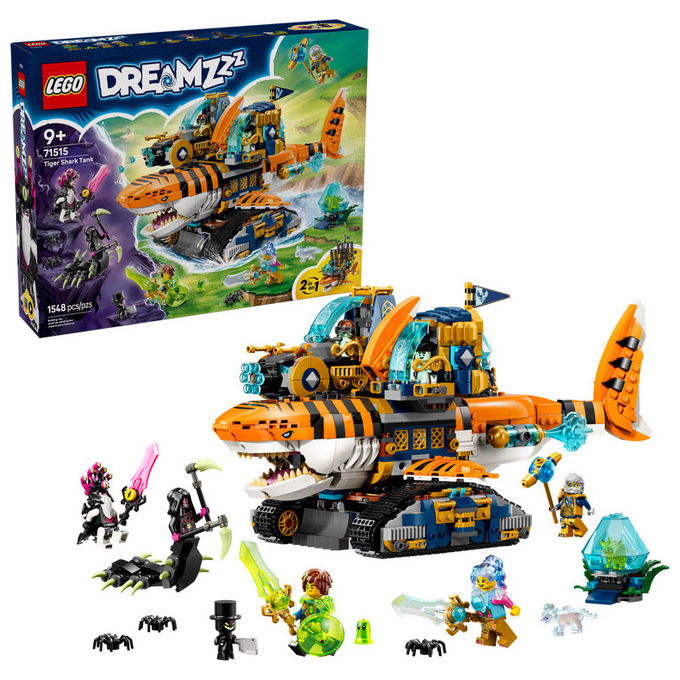 LEGO DREAMZzz (71515). Carro-squalo tigre