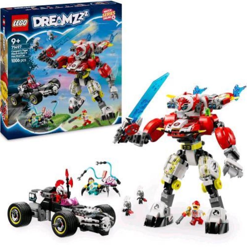 Lego - Dreamzzz Mech Tigre Cooper E Bolide Di Zero 71497, Multicolore