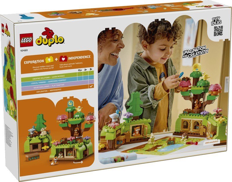 Lego - Duplo Foresta Esplorativa Con Animali - 10480, Multicolore