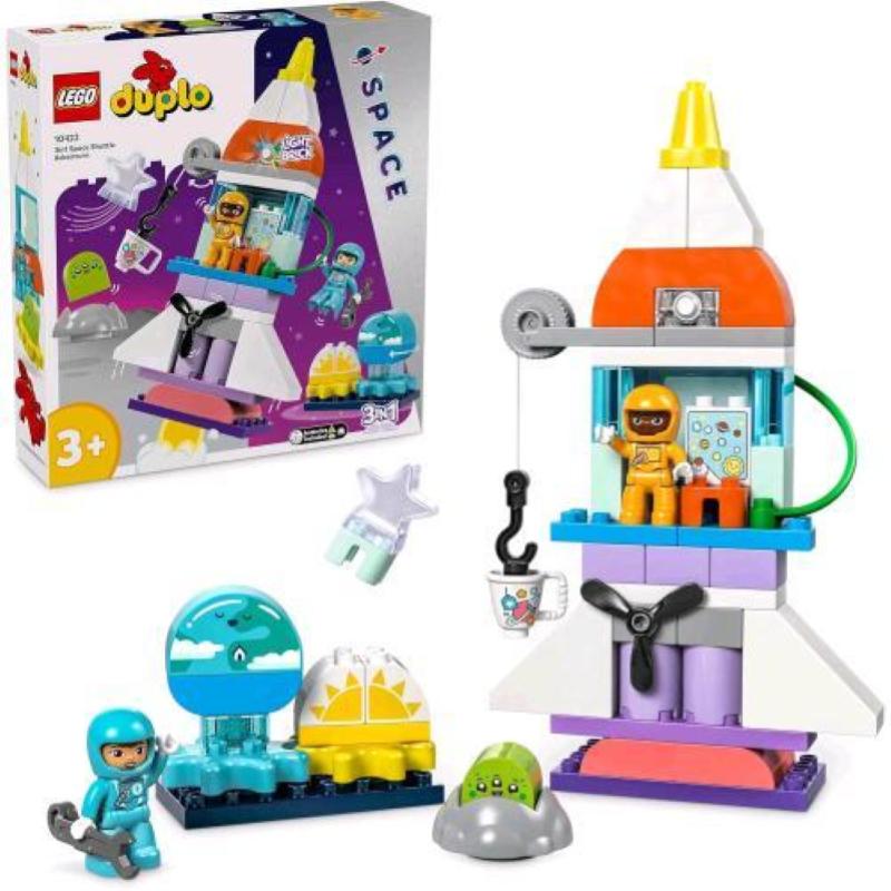 Lego - Duplo Town Avventura Dello Spaceshuttle 3in1 10422, Multicolore