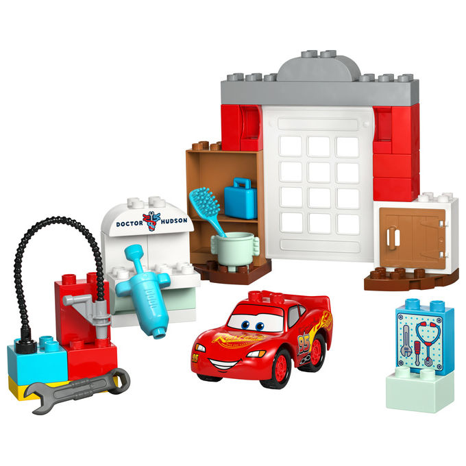 Lego - Duplo Visita Di Mcqueen All’officina Di Doc 10456, ,