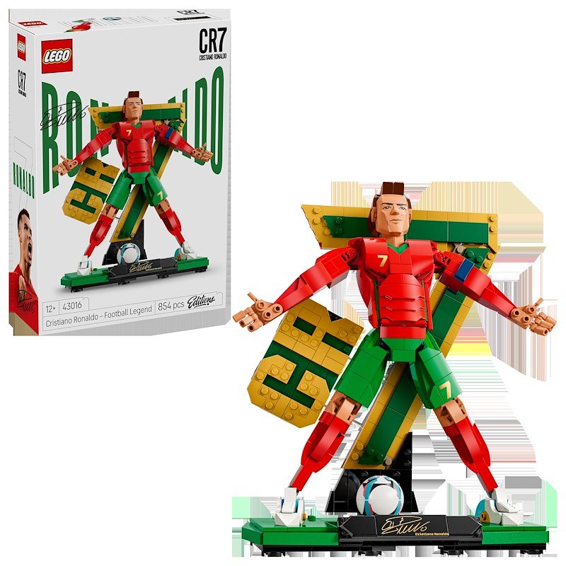 Lego - Editions C. Ronaldo – Leggenda Del Calcio - 43016, Multicolore