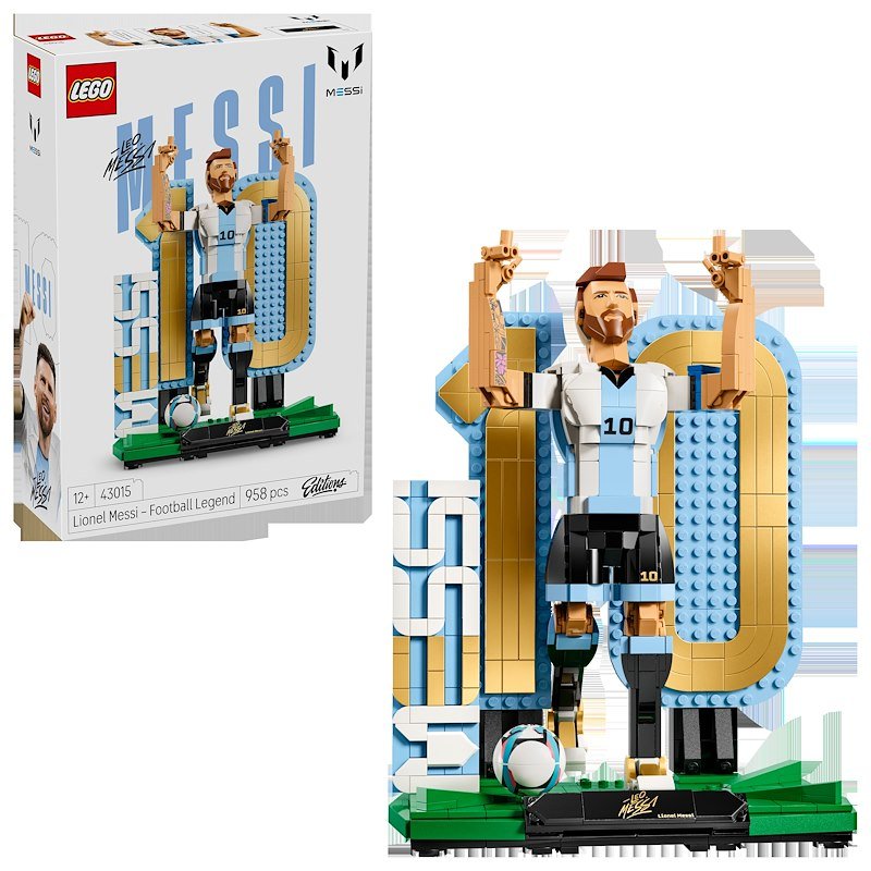 Lego - Editions Lionel Messi Leggenda Del Calcio - 43015, Multicolore